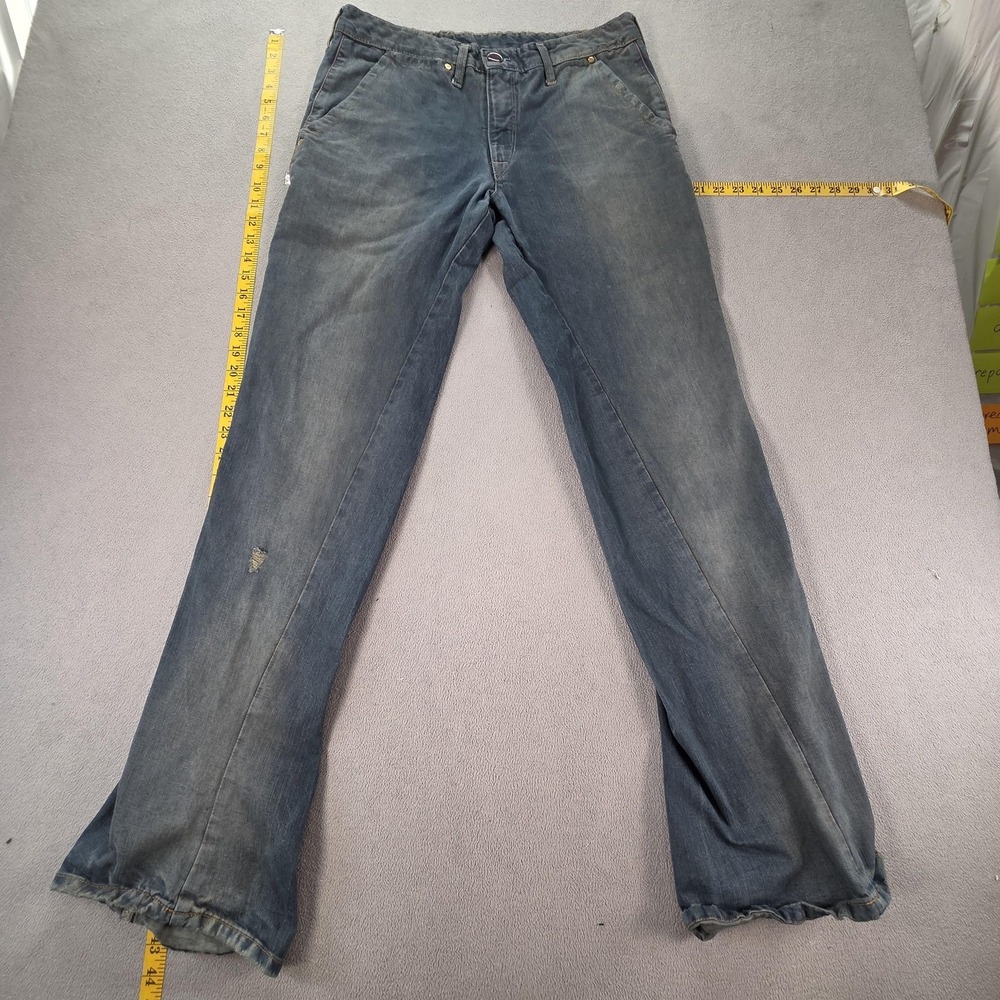 VTG Levis Engineered Jeans Mens Blue Med Wash Reg Straight Twisted Fits 31x34